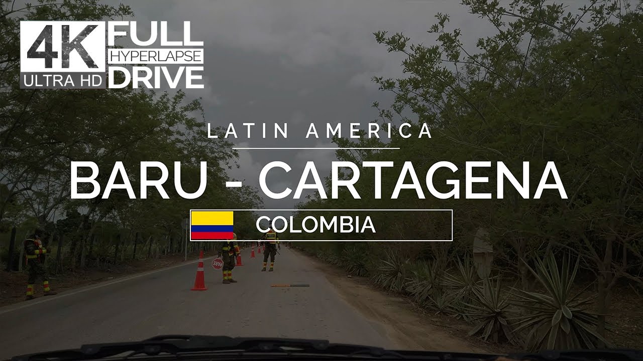 Driving in Colombia - Baru to Cartagena