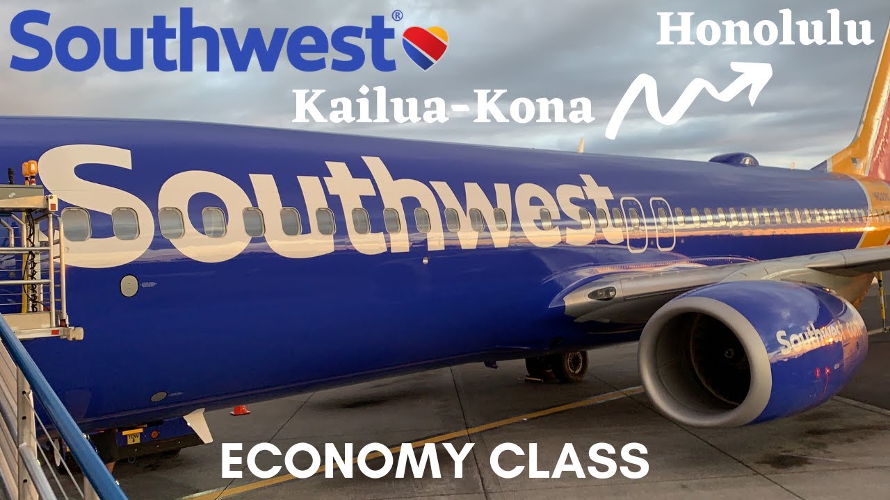 HAWAII INTERISLAND FLIGHT | Southwest Airlines Kona to Honolulu Boeing 737-800 | TRIP REPORT