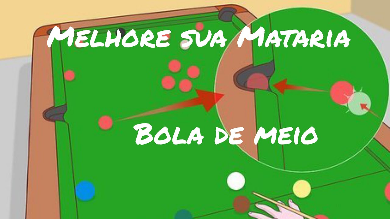 Dicas de Bola no meio 90 e 45 graus