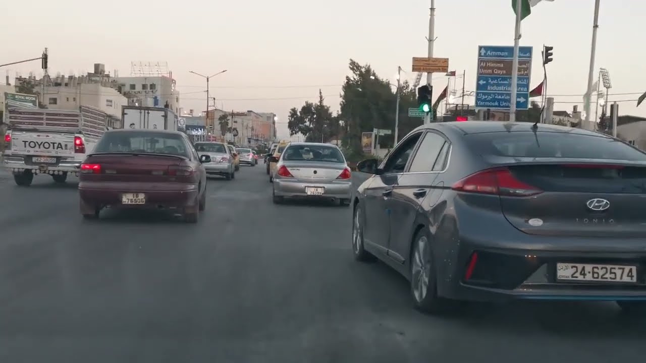 جولة قصيرة في شوارع مدينة اربد