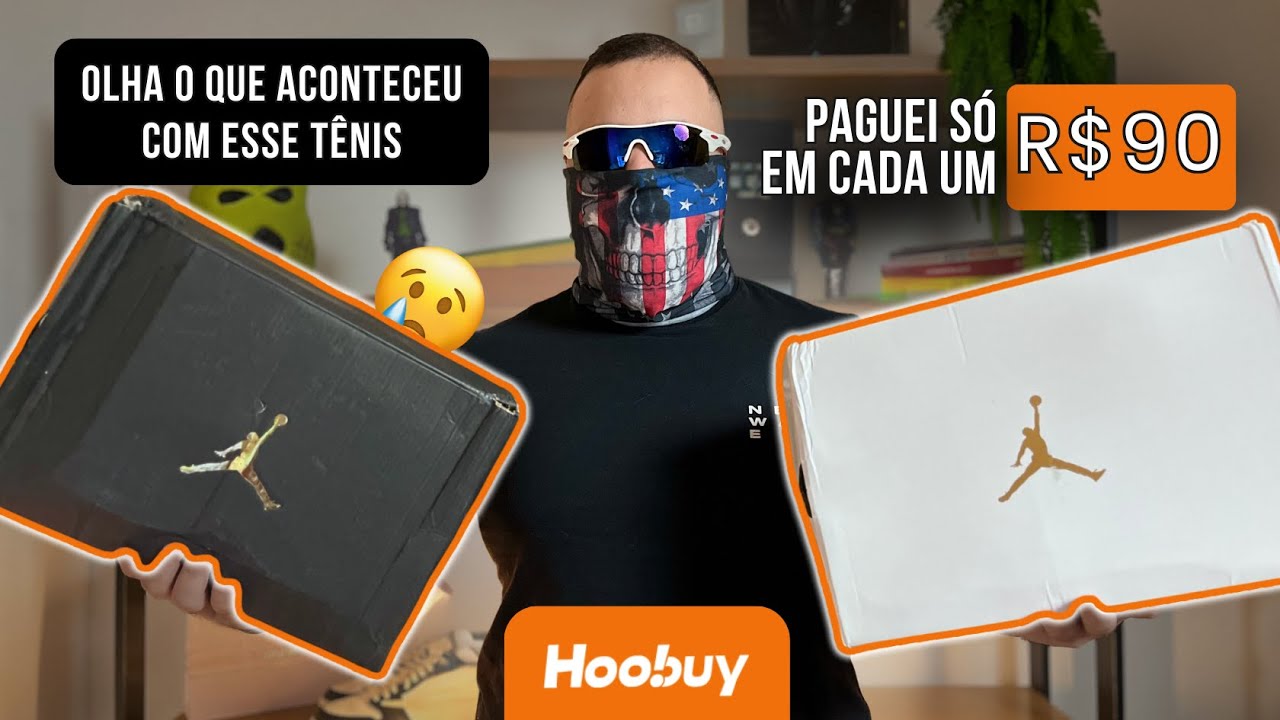 CHEGOU DOIS TÊNIS DA HOOBUY PRA MIM | 😱 EU NÃO ACREDITO QUE É TÃO BARATO ASSIM! UNBOXING #3