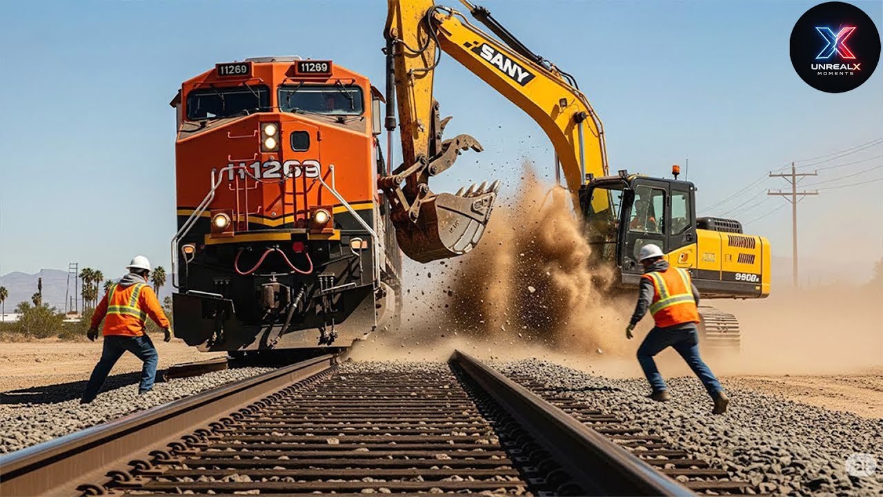 Unbelievable Train Crashes and Strange Moments Caught on Camera!