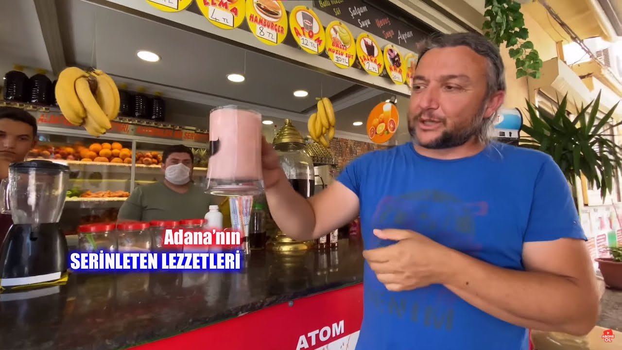 ADANA'NIN SERİNLETEN LEZZETLERİ BÖLÜM-1 MUZLU SÜT