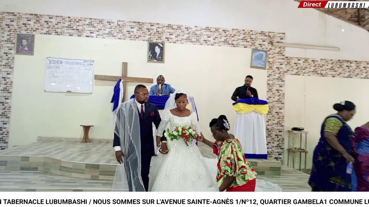 DIMANCHE 18/08/2024/ BÉNÉDICTION DU MARIAGE NUPTIALE DU FRÈRE ARNOLD K.et LA SR SHEKINAH