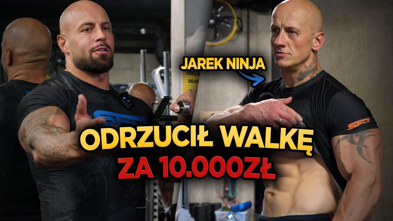 Odrzuciłem walkę za 10.000zł z dobrym zawodnikiem... | NINJA JAREK i trening łap z Piekarzem 🔥