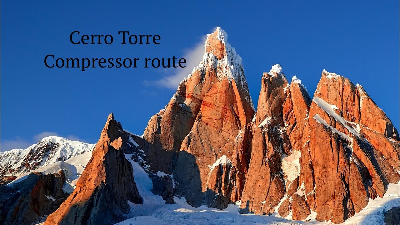 Cerro Torre. Attempted passage Compressor route.