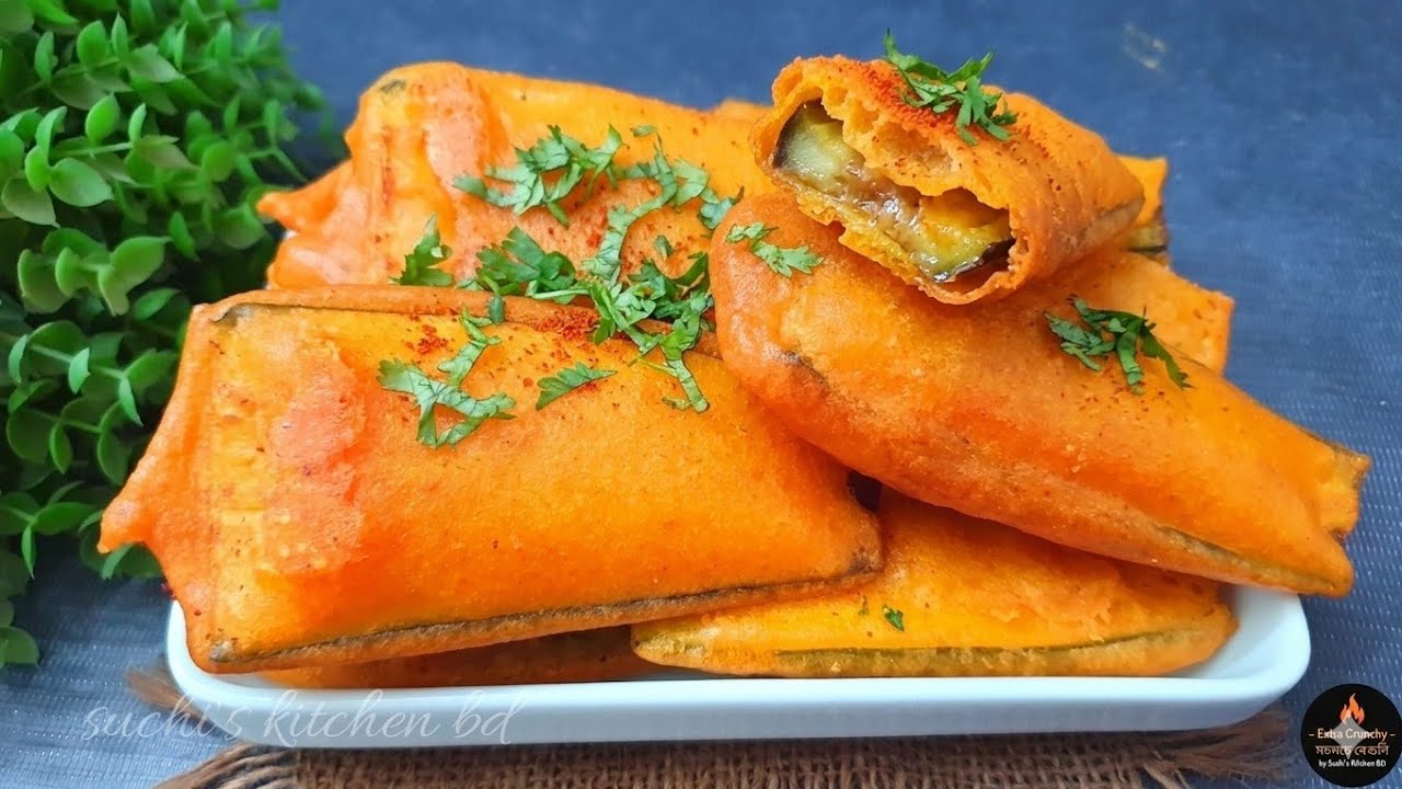 ইফতার স্পেশাল মুচমুচে ও ফুলকো বেগুনি বানানোর গোপন রেসিপি‼️Beguni Recipe/Ramadan special recipe/iftar