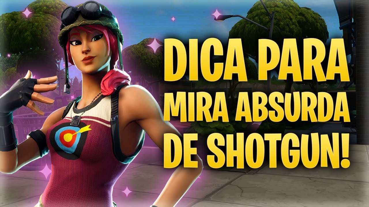 COMO TER UMA MIRA ABSURDA DE SHOTGUN - Fortnite