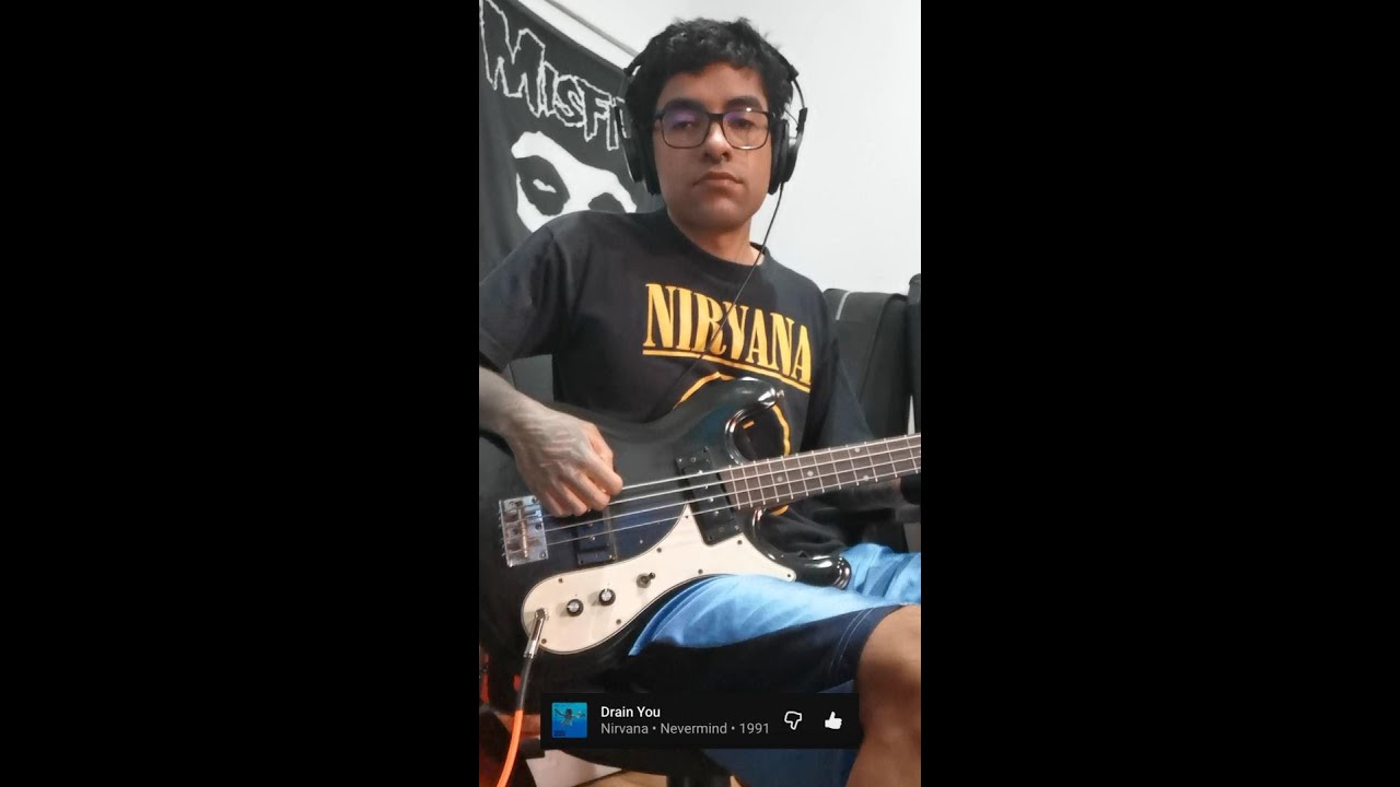Nirvana - Drain You (bass cover)