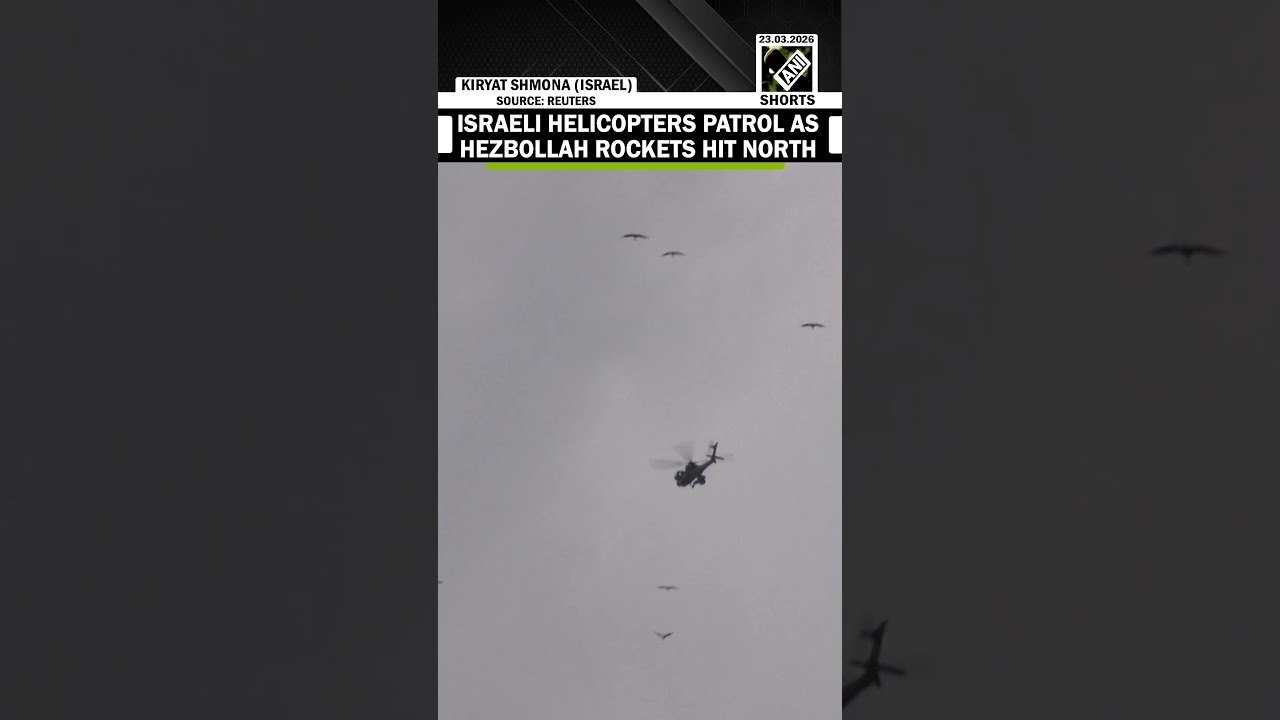 Northern Israel faces rocket attacks from Hezbollah; Israeli helicopters mobilize in response
