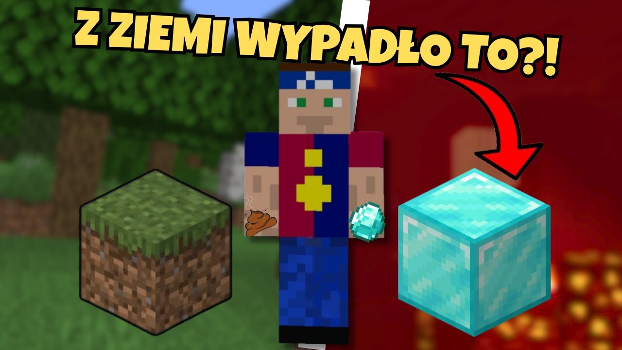 „NIESKOŃCZONE DIAMENTY Z ZIEMI?! 💎 (Minecraft Randomizer)”