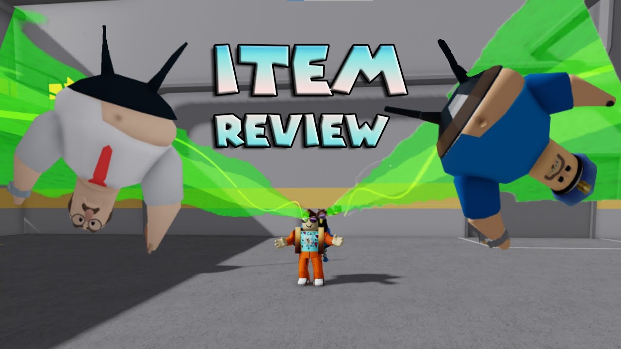 ITEM Review TELEKINESIS! In GREAT SCHOOL BREAKOUT! and BARRY'S PRISON RUN! (First Person Obby)