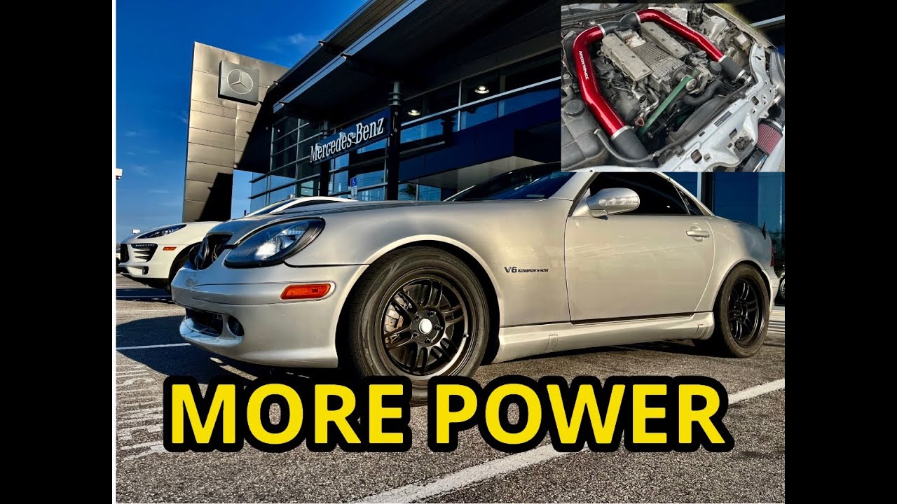 SLK32 AMG Needswings Custom Cold Air Intake