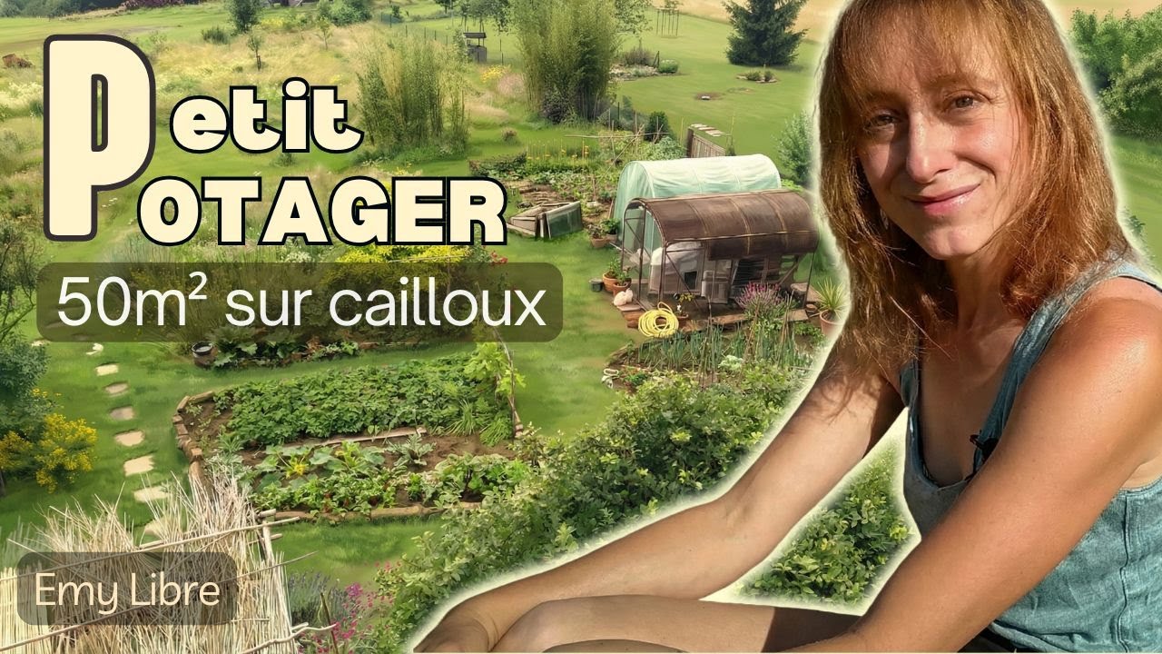 Mon PETIT POTAGER de 50m² : Cultiver dans les CAILLOUX ! 👨‍🌾