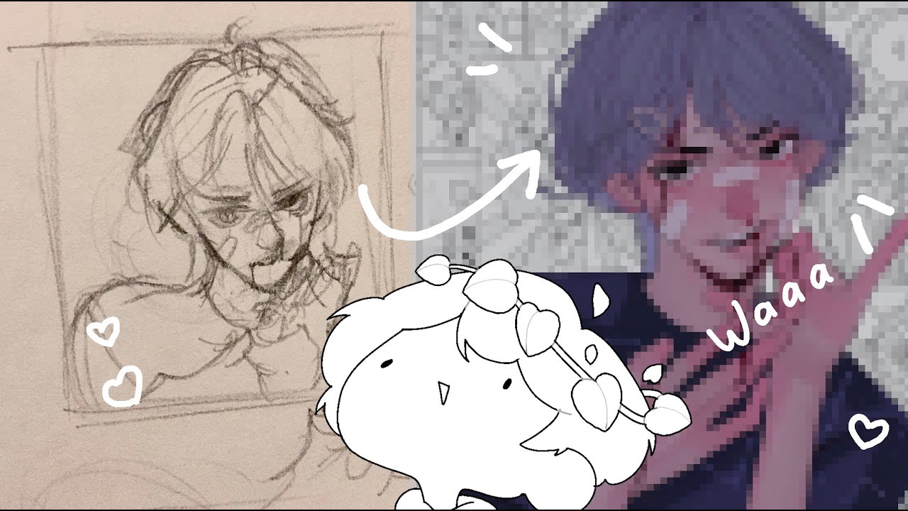 Mi coloreado en digital | Proceso explicado 🌿🌸