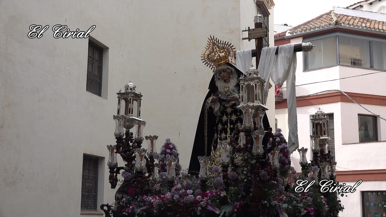 SANTA CRUZ MALAGA 2024 CALLES GAONA, GUERREO, PLAZA MONTAÑO Y ENTRADA MADRE DE DIOS 4K