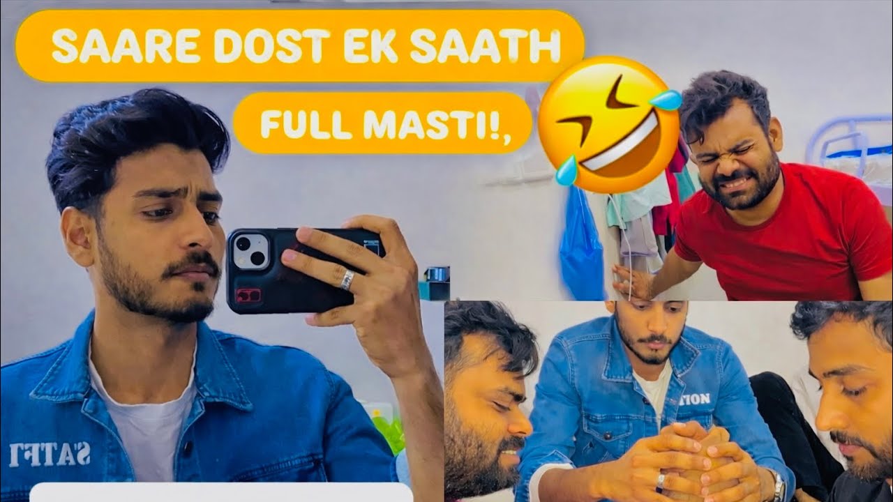 India se Saudi Arab aaya Chota bhai ( सऊदी अरब ड्राइवर का रूम )full masti with friends 