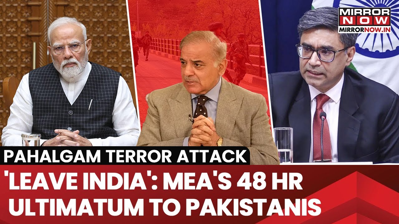 Pahalgam Attack: Modi Stops Indus Water Treaty| Attari Border Closed| 48 Hr Ultimatum To Pakistan