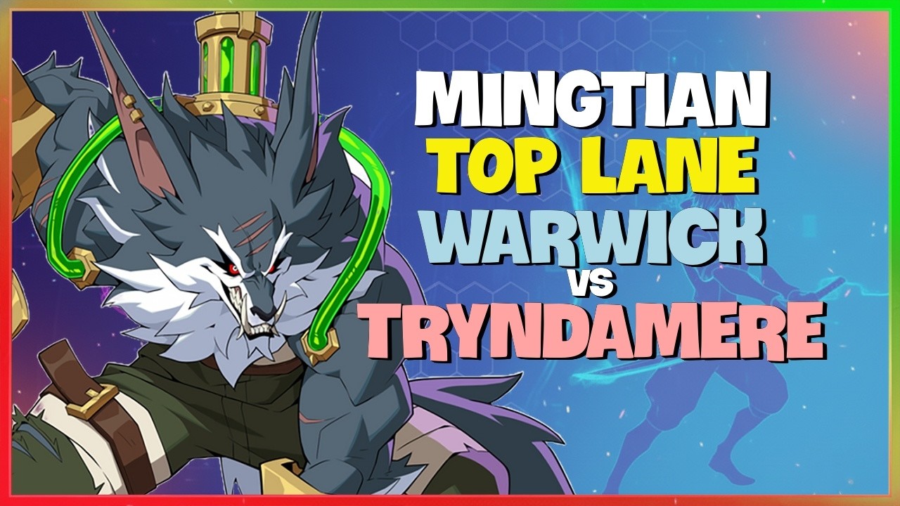 Rank 1 Warwick : This Dude is CRUSHING Tryndamere at Challenger Match - Engsub