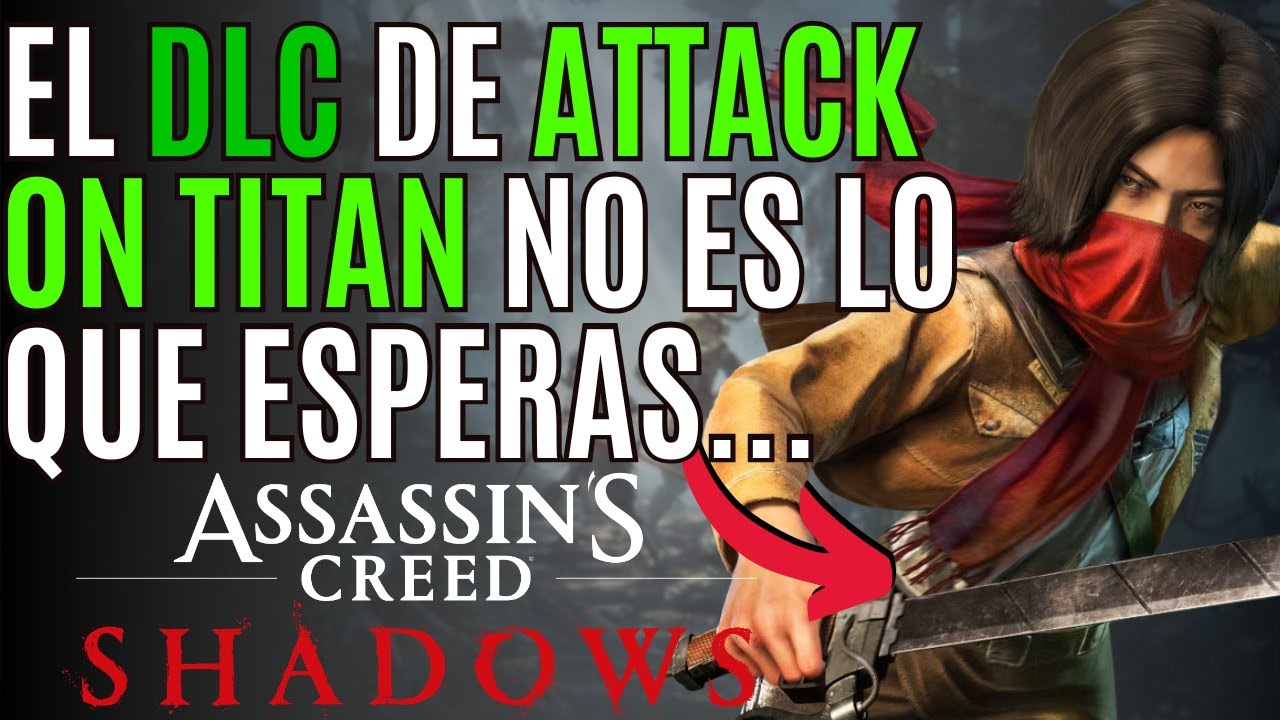 AS&Iacute; es el DLC de ATTACK ON TITAN en Assassin&rsquo;s Creed Shadows! ⚔️ &iexcl;El crossover que nadie esperaba!