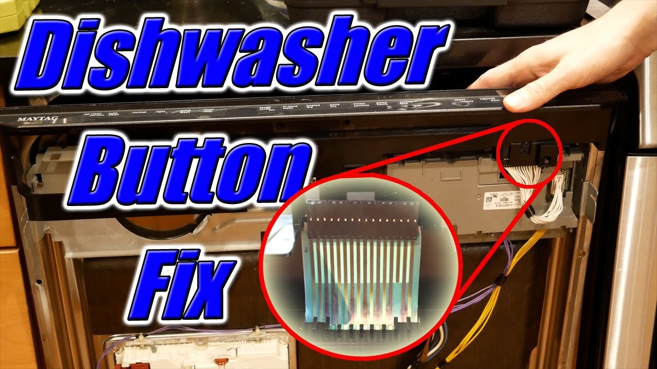 Maytag Dishwasher Beeping and Bad Button Fix