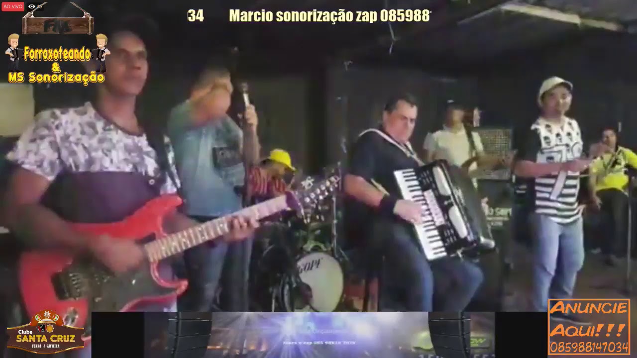 Bota pra cima com melhor do forro pe de serra e  cultura nordestina  no santa cruz  ao vivo