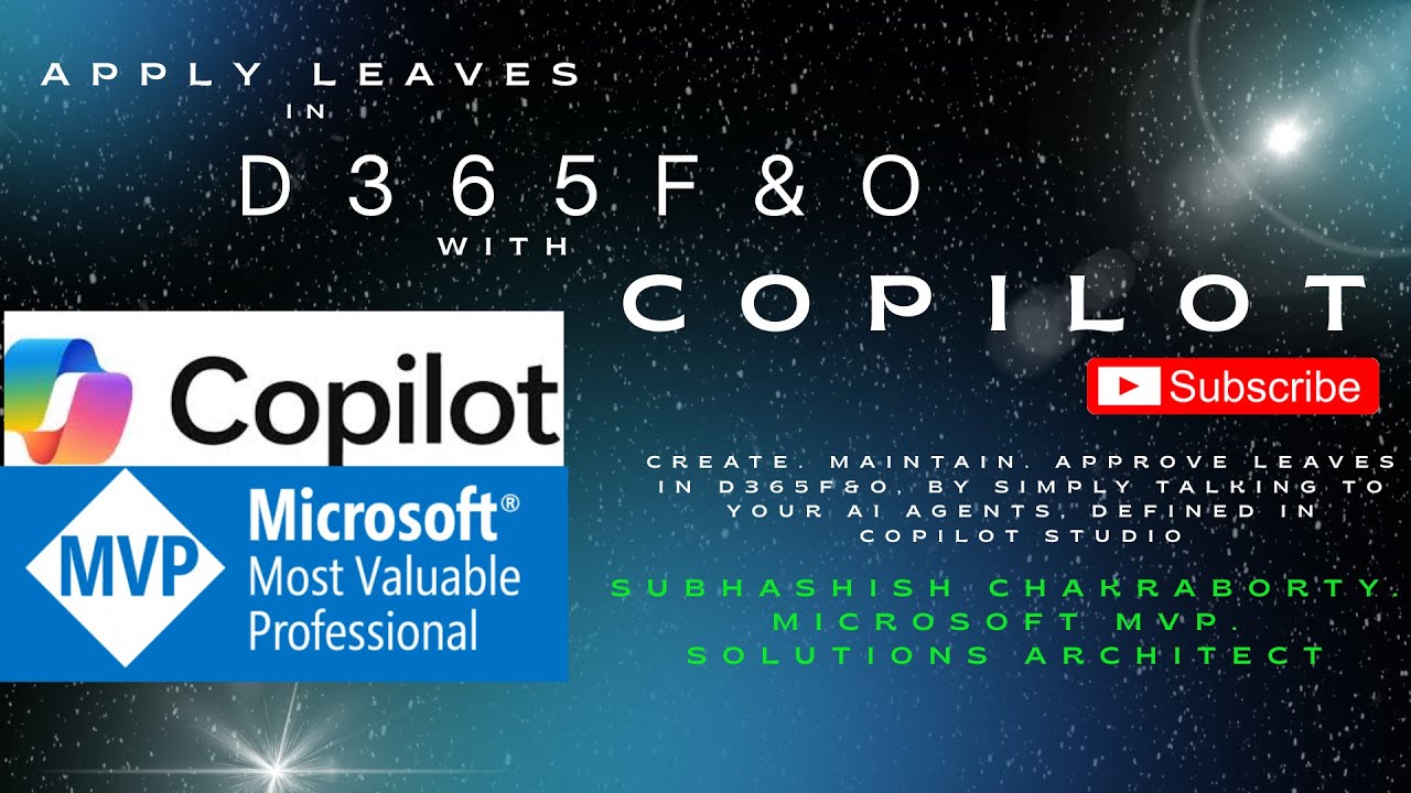 Manage leaves in D365F&O using Copilot Studio