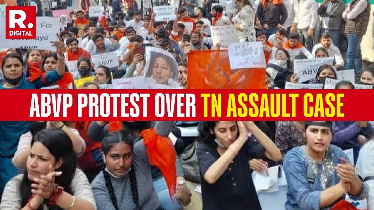 ABVP Students Demand Justice And Strict Action Against The Accused