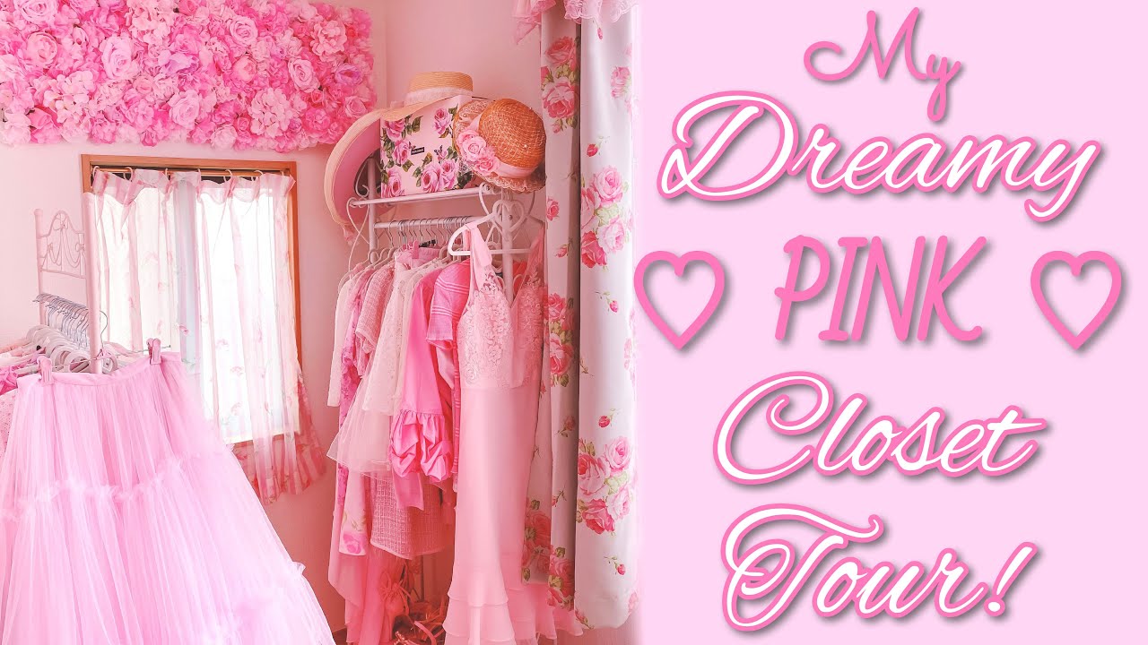 🌸My Dreamy Pink Feminine & Luxury Walk-In Closet Tour! 🌸