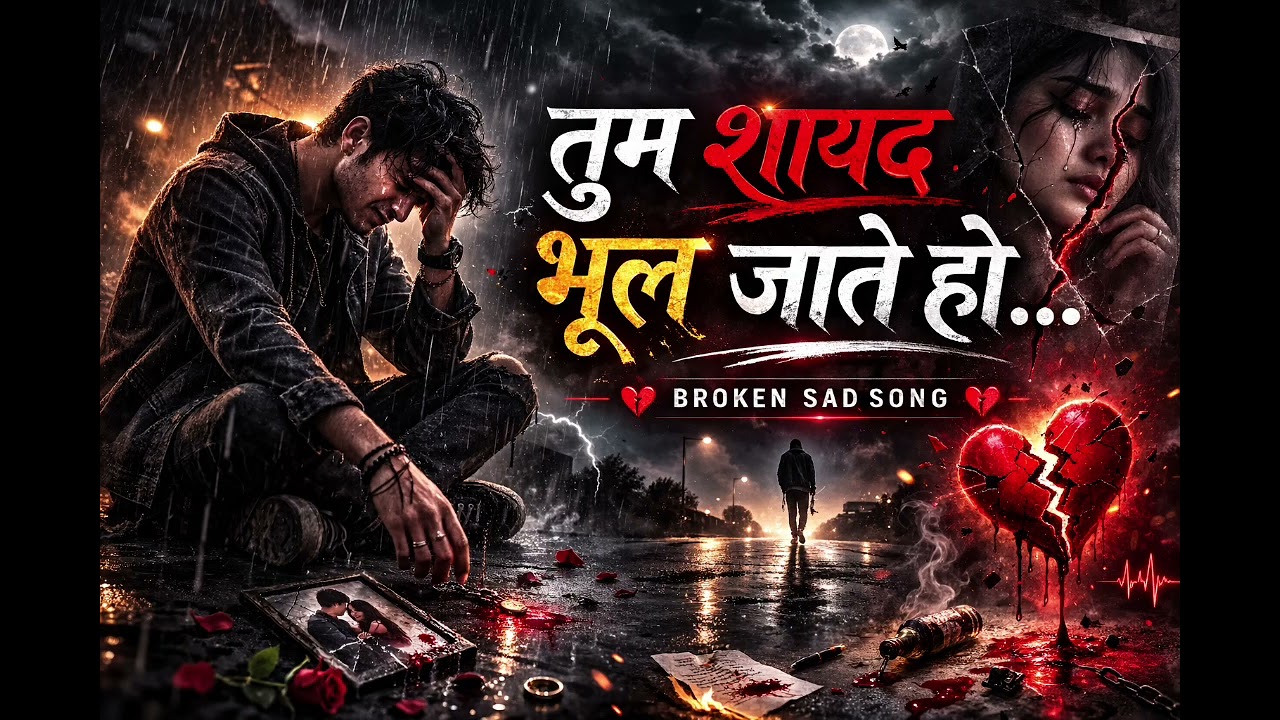 Heart Touching Sad Song | तुम शायद भूल जाते हो | Hindi Pain Song| Dardnama Music