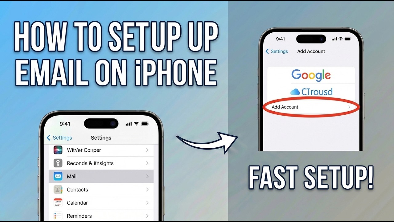 How to Set Up Email on iPhone (Step-by-Step Guide)