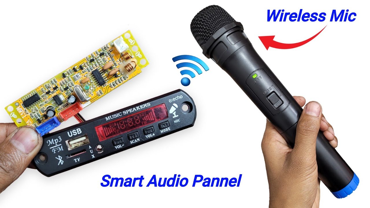 Audio Pannel में ये कर लो बहुत काम आएगा || Make A Wireless Mic From Audio Pannel