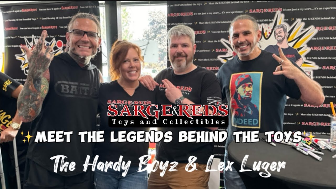 The Hardy Boyz  and Lex Luger Meet and Greet at Sarge & Red’s in August 2024
