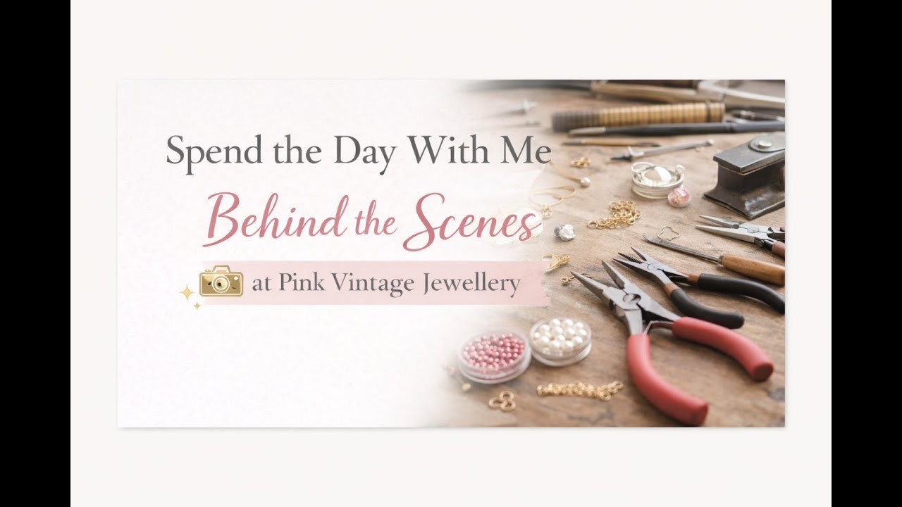 A day in the life of my handmade and permanent jewellery business in York.