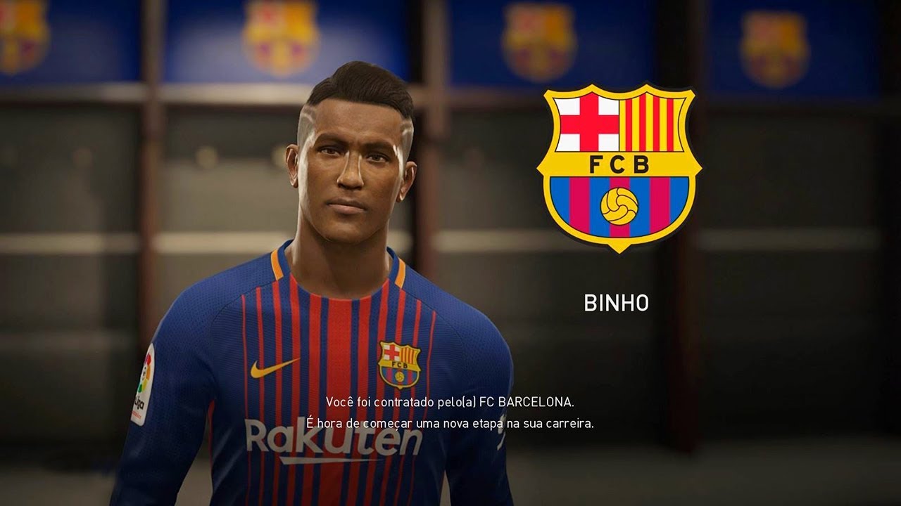 BARCELONA CONTRATA O MELHOR JOGADOR DO MUNDO, HISTÓRICO !!! - PES 2018 - RUMO AO ESTRELATO #97