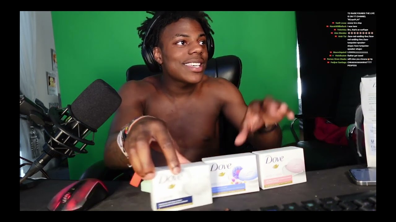 ishowspeed eats soap