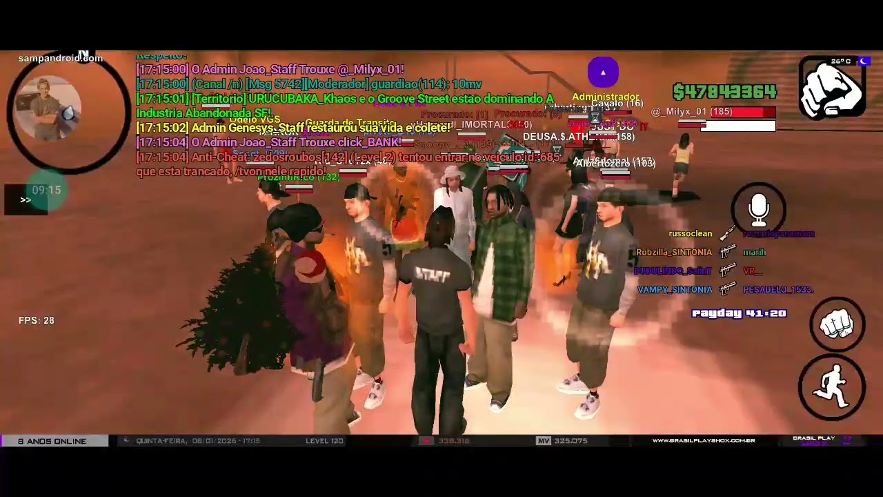 Evento Fuja da m4 (08/01/2026)