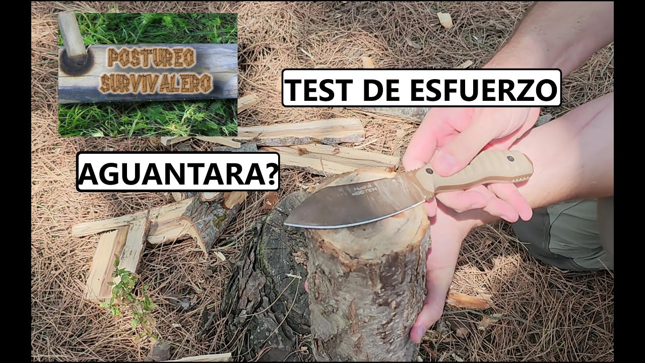 TEST DE ESTRES A UN CUCHILLO HYDRA/ HYDRA NOCTEM / PRUEBAS DURAS