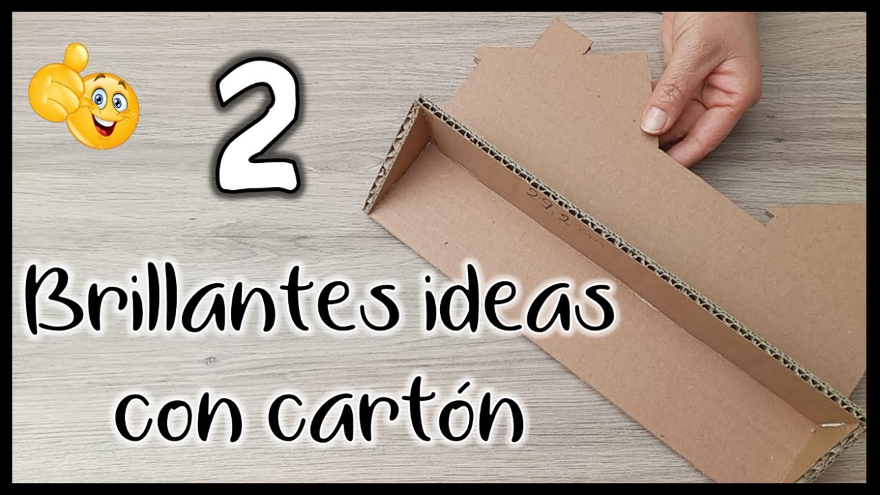 2 BRILLANTES IDEAS CON CARTÓN 2023 - Manualidades para el hogar - Crafts with cardboard 2023