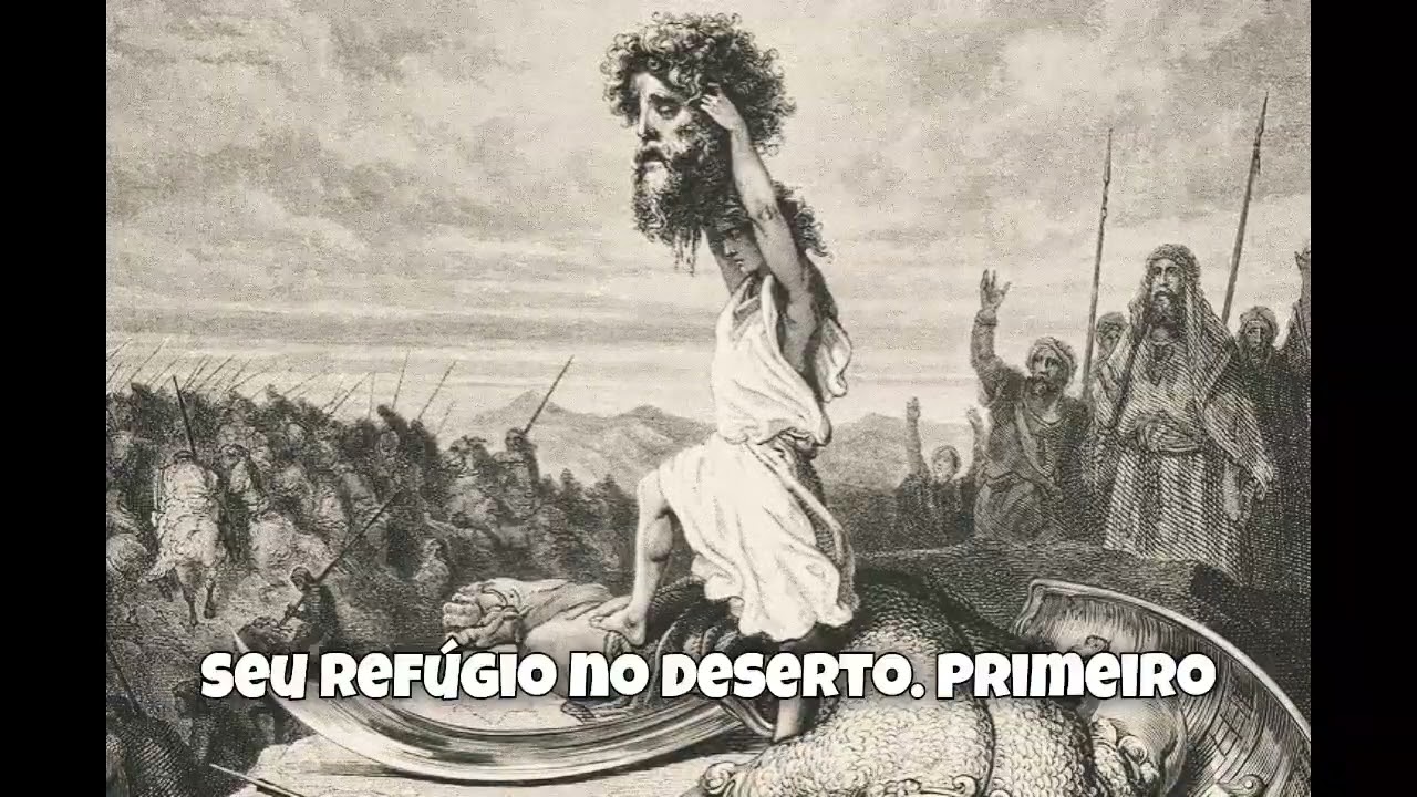 A vitória de Davi sobre Golias.