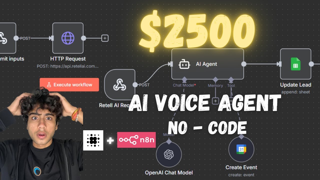 I Built an AI Voice Agent That Books Appointments in 10 mins (n8n + Retell AI)