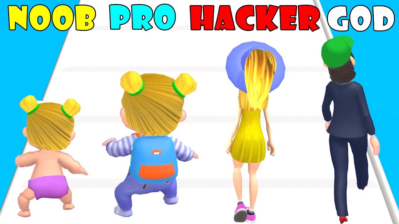 NOOB vs PRO vs HACKER vs GOD - Life Shuffle