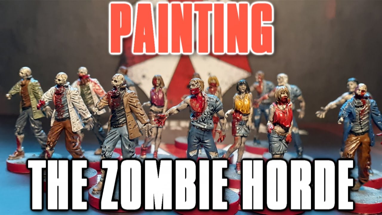 Painting The Zombies! | Resident Evil 3: The Board Game