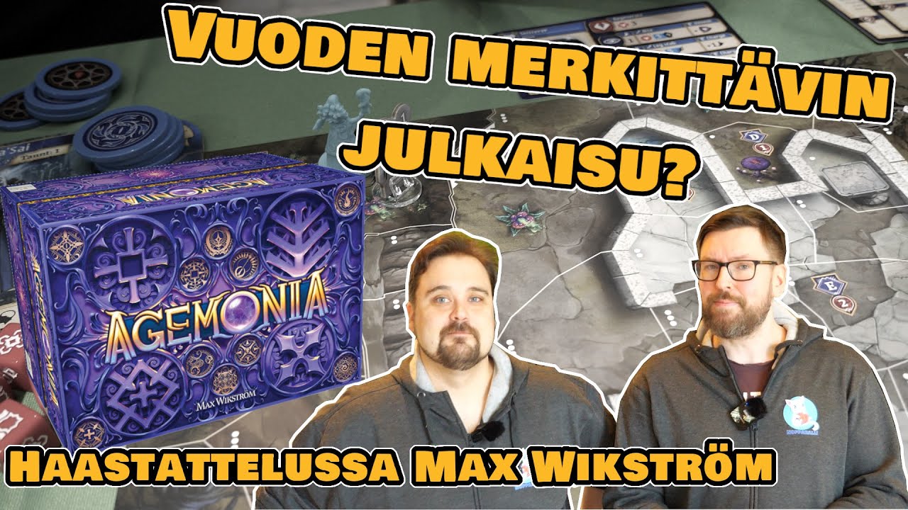 Agemonia Lautapelit.fi Helsingin myymälässä | Haastattelussa Max Wickström | Kuinka pelataan?