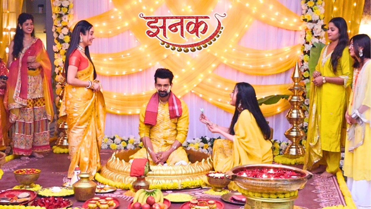 Jhanak | Today New Episode | Rishi की हल्दी में सबने किया बहुत मस्ती | On Location Star Plus