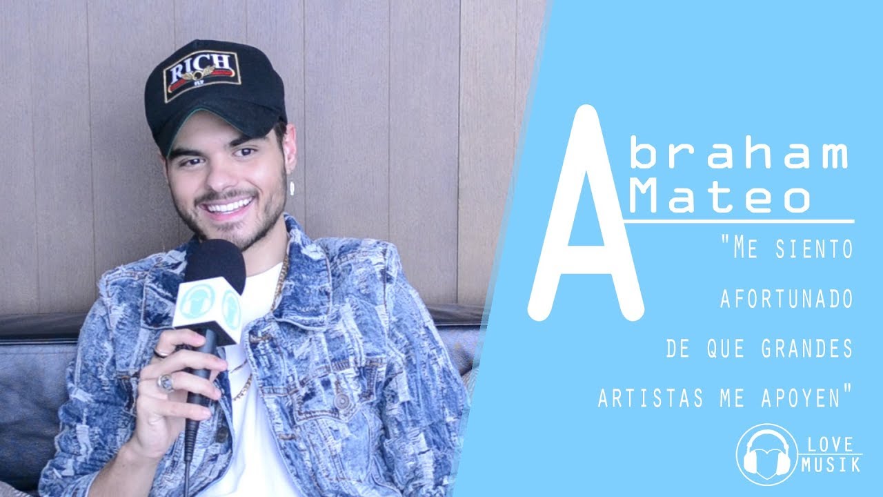 Abraham Mateo | Entrevista 'Se Acabó El Amor'  | Love Musik