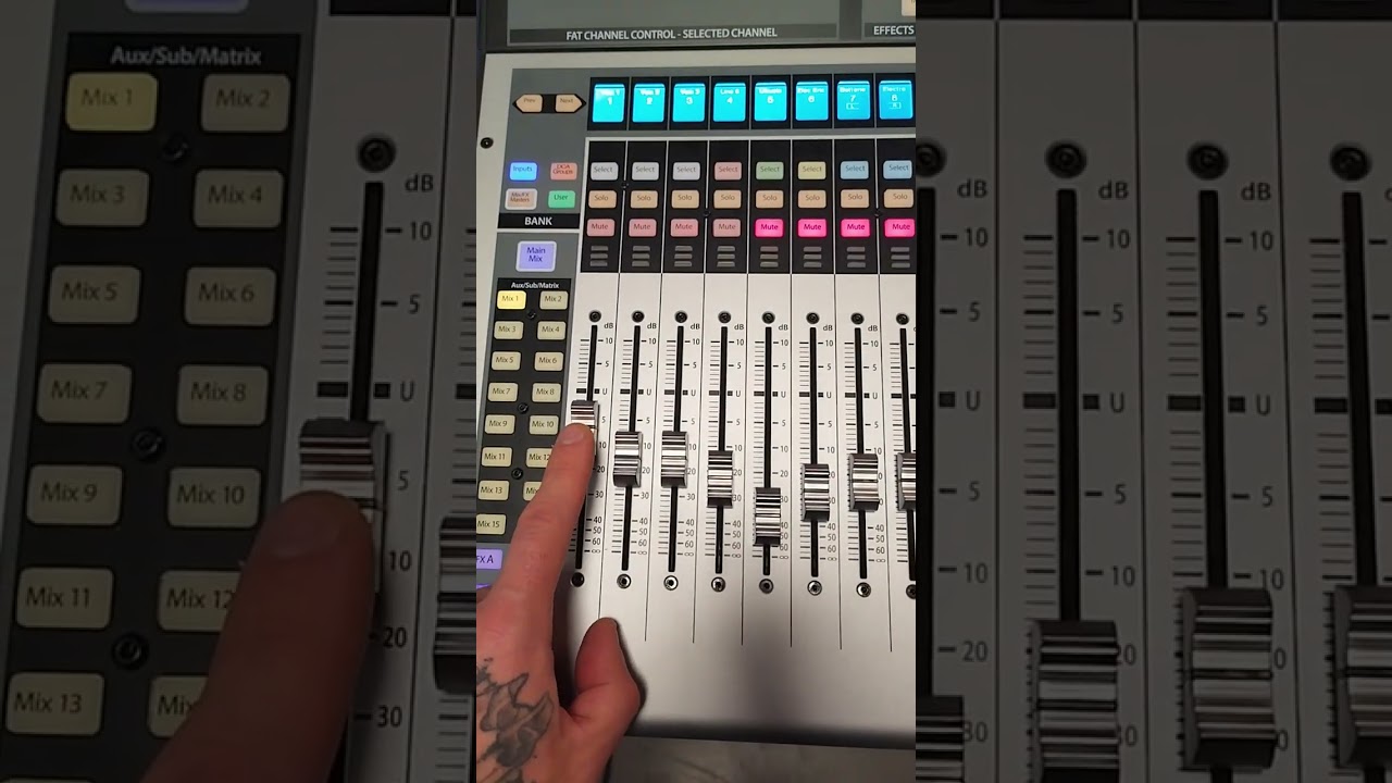 Utilisation de la console Presonus STUDIOLIVE 32 SC - Studio l'Empreinte -