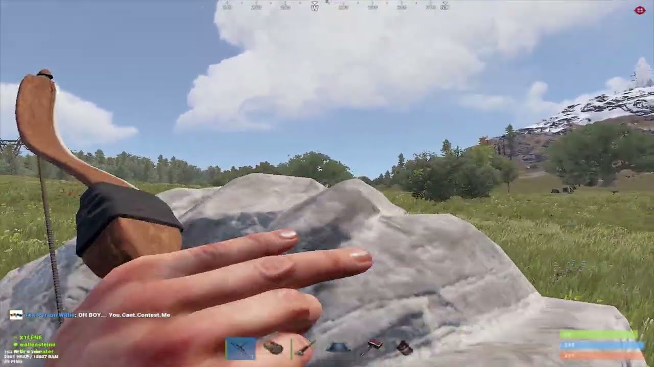 Rust เข้าป่าที่ต้องแย่งชิงต่อสู้