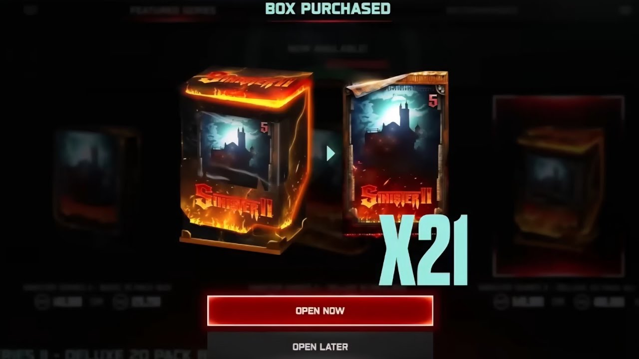 WWE 2K25 MyFACTION: OPENING SINISTER SERIES II - DELUXE 20 PACK BOX