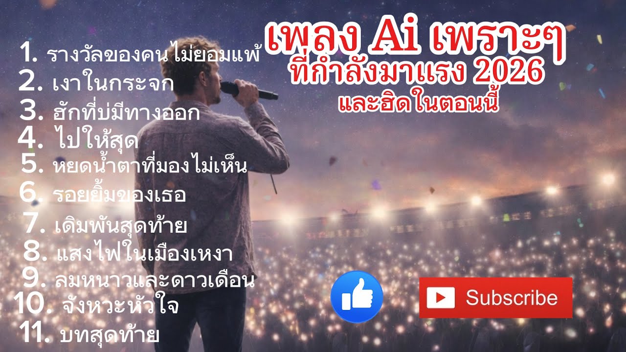 รวมเพลง Suno Ai เพราะๆ ในปี 2026-Sonic Music